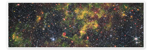 Poster Irreguläre Galaxie NGC 6822