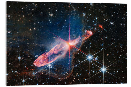 Akrylbillede Two actively forming stars, Herbig-Haro 46/47