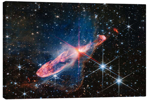 Lienzo Two actively forming stars, Herbig-Haro 46/47