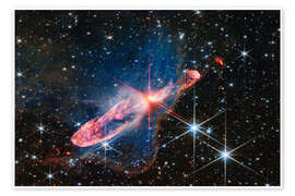 Kunstwerk Two actively forming stars, Herbig-Haro 46/47 - NASA