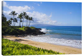 Canvas print Ulua Beach, Wailea, Maui, Hawaii - Ron Dahlquist