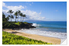 Wandsticker Ulua Beach, Wailea, Maui, Hawaii