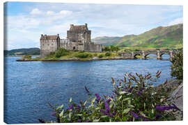 Lienzo Eilean Donan Castle at Kyle of Lochalsh, Scotland