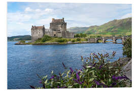 Foam board print Eilean Donan Castle at Kyle of Lochalsh, Scotland