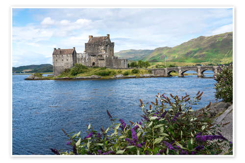 Poster Eilean Donan Castle at Kyle of Lochalsh, Scotland