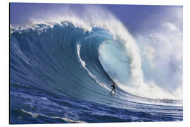 Alubild Surfer bei Peahi, Maui, Hawaii - Dave Fleetham
