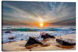 Obraz na płótnie Lydgate Beach at sunrise, Kauai, Hawaii