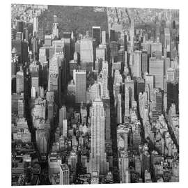 Hartschaumbild Midtown Manhattan mit Empire State Building, New York