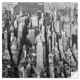 Wandsticker Midtown Manhattan mit Empire State Building, New York