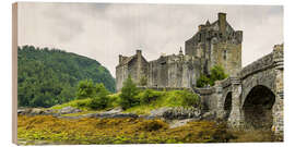 Holzbild Schloss Eilean Donan, Schottland