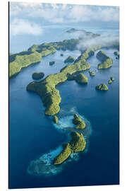 Magnettafel Luftaufnahme der Rock Islands, Palau