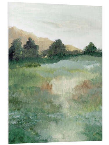 Print på skumplade Countryside
