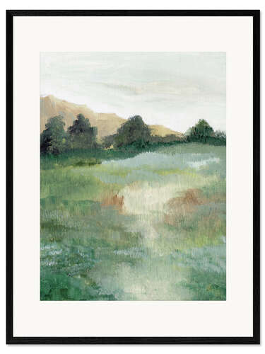 Ingelijste kunstdruk Countryside