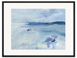 Gerahmter Kunstdruck Verträumte Landschaft