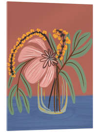 Acrylic print Earthen Blossom