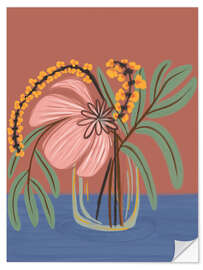 Wandsticker Earthen Blossom