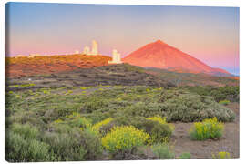 Canvas print Teide Observatory on Tenerife - Michael Valjak