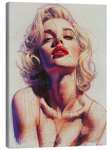 Quadro em tela Marilyn Monroe