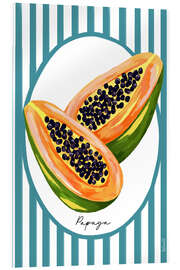 Acrylglas print Papaya