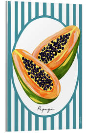Cuadro de aluminio Papaya