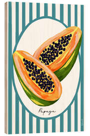 Obraz na drewnie Papaya