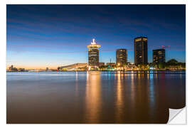 Wandsticker Moderne Architektur in Amsterdam, Niederlande