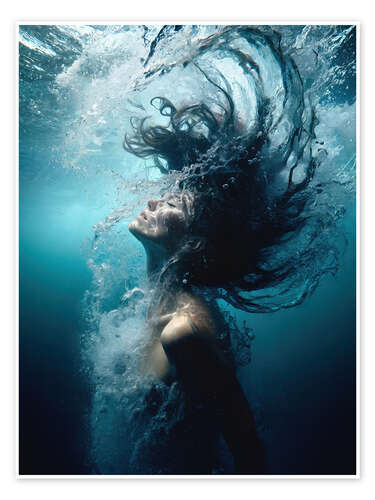 Poster Beauty Unterwasser