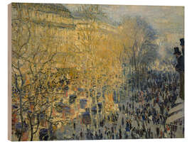 Obraz na drewnie Boulevard des Capucines in Paris, 1873