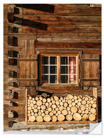 Wandsticker Weiler Einodsbach, Allgäuer Alpen, Bayern