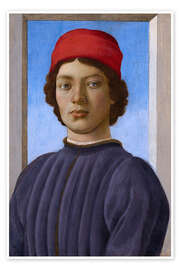 Reprodução Portrait of a Youth - Filippino Lippi
