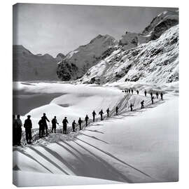 Canvas-taulu Switzerland Ski Camp, 1941