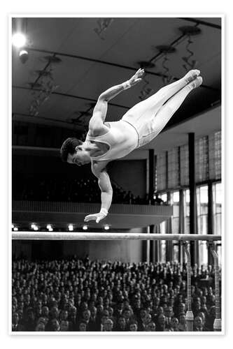 Poster Switzerland Art Gymnastics, 1961
