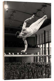 Wood print Switzerland Art Gymnastics, 1961