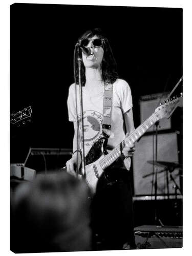 Lærredsbillede Patti Smith in concert, Zurich, 1976