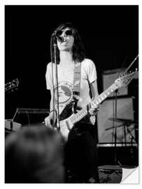 Wandsticker Patti Smith in Konzert, Zürich, 1976