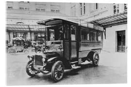 Akrylbillede Swiss Postbuses, Bern, 1906
