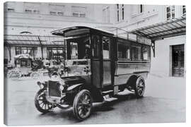 Obraz na płótnie Swiss Postbuses, Bern, 1906