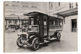 Trätavla Swiss Postbuses, Bern, 1906