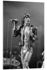 Akrylglastavla Mick Jagger, Rolling Stones at the Berner Festhalle, 1973