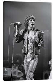 Canvas print Mick Jagger, Rolling Stones at the Berner Festhalle, 1973