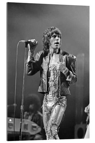 Cuadro de plexi-alu Mick Jagger, Rolling Stones at the Berner Festhalle, 1973