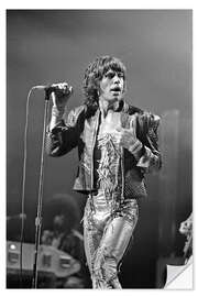 Sisustustarra Mick Jagger, Rolling Stones at the Berner Festhalle, 1973