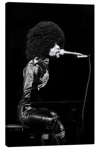 Lienzo Billy Preston, Rolling Stones concert, 1973