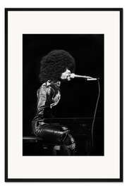 Gerahmter Kunstdruck Billy Preston, Konzert der Rolling Stones, 1973