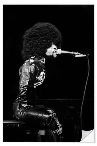 Autocolante decorativo Billy Preston, Rolling Stones concert, 1973