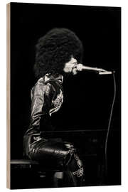 Cuadro de madera Billy Preston, Rolling Stones concert, 1973