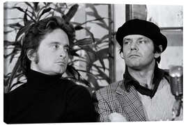 Obraz na płótnie Michael Douglas and Jack Nicholson in Zurich