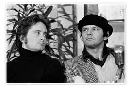 Wandbild Michael Douglas und Jack Nicholson in Zürich