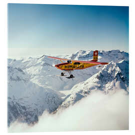 Acrylic print Airplane "Yeti" of the Swiss Dhaulagiri expedition, 1960