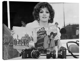 Obraz na płótnie Gina Lollobrigida, Italia mia, 1973